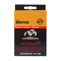 Bostitch Staples, 18 ga, Wide Crown, 1/2 in Leg L, 1000 PK STCR50191/2-1M